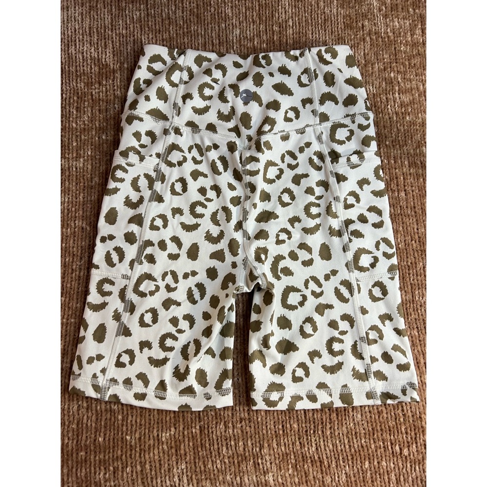 NWOT X by Gottex leopard print bike shorts